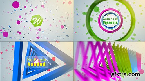 Videohive Shape Logo Reveal 5 In 1 12646700