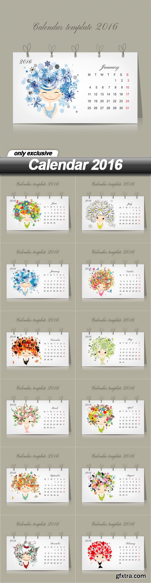 Calendar 2016 - 12 EPS