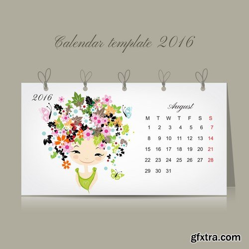 Calendar 2016 - 12 EPS