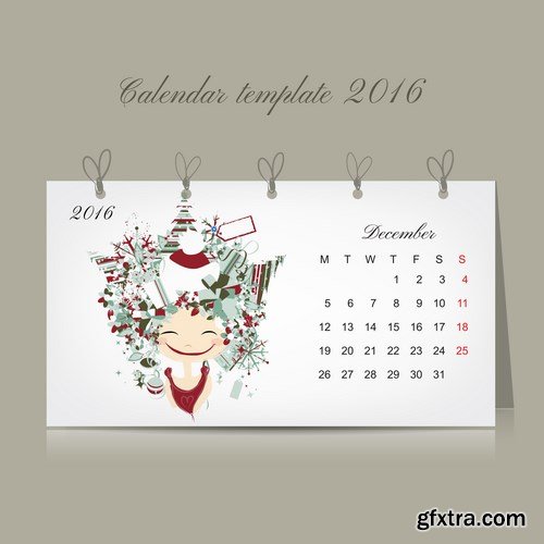 Calendar 2016 - 12 EPS