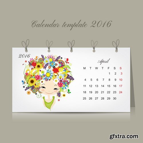 Calendar 2016 - 12 EPS