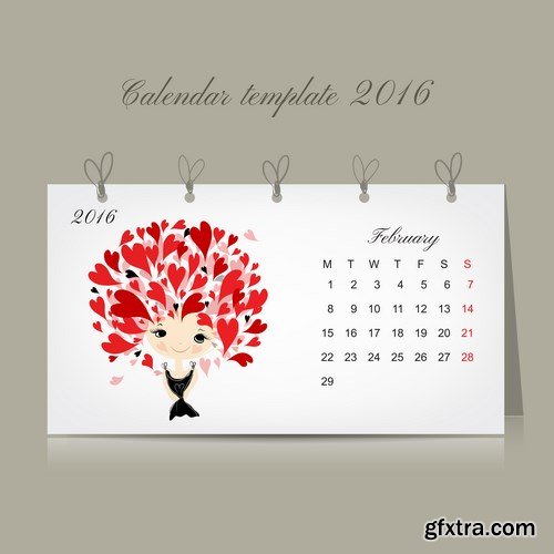 Calendar 2016 - 12 EPS