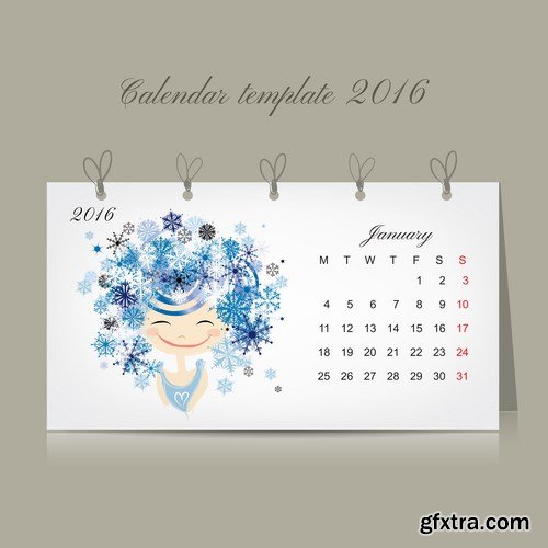 Calendar 2016 - 12 EPS