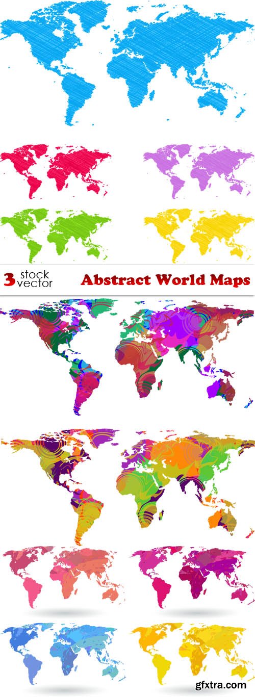 Vectors - Abstract World Maps