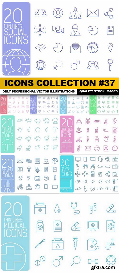 Icons Collection #37 - 10 Vector