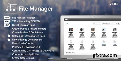 CodeCanyon - File Manager v1.0.9 - Plugin For WordPress - 8999688