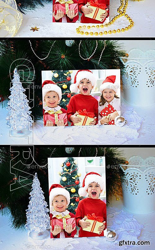 GraphicRiver - Christmas New Year Card Mockup 13340361