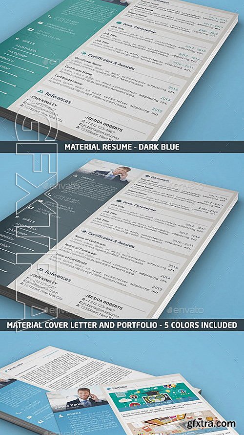 GraphicRiver - Resume Bundle 13347346