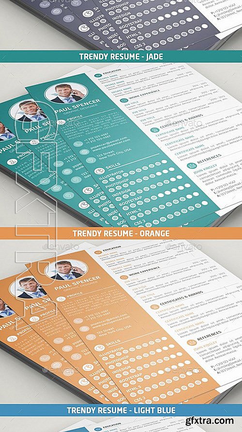 GraphicRiver - Resume Bundle 13347346