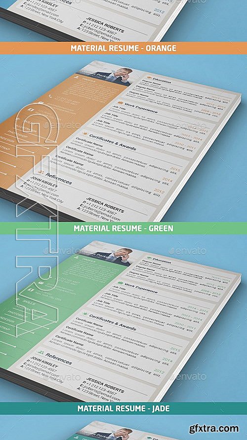 GraphicRiver - Resume Bundle 13347346