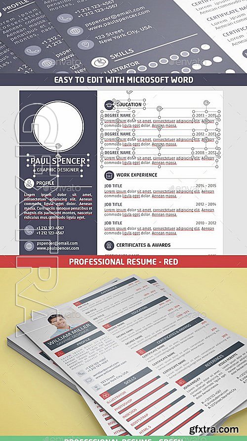 GraphicRiver - Resume Bundle 13347346