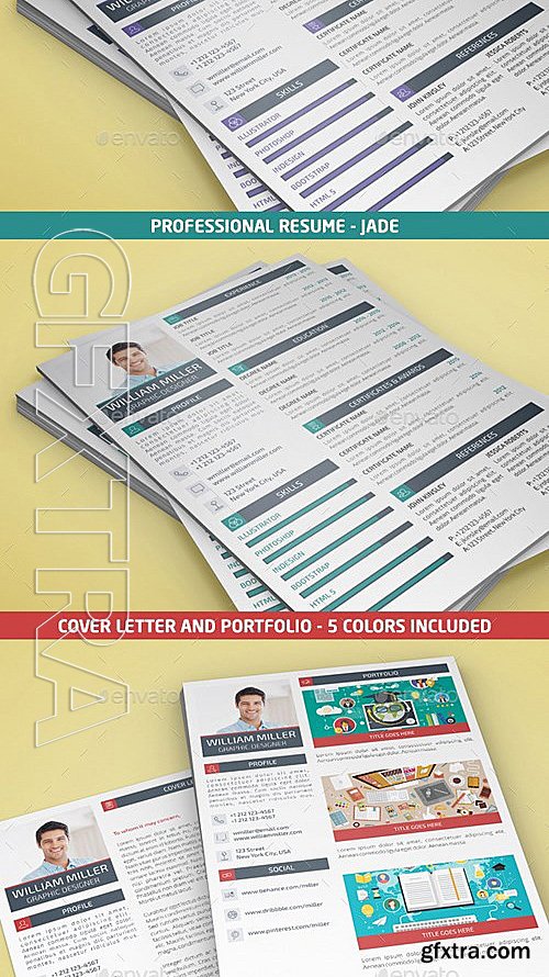 GraphicRiver - Resume Bundle 13347346