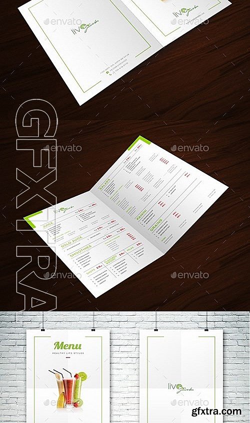 GraphicRiver - Restaurant Bar Menu Template 13341922