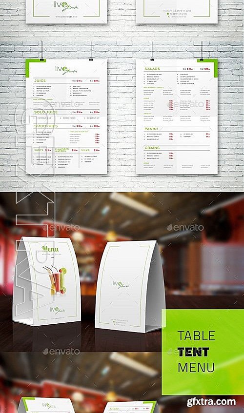 GraphicRiver - Restaurant Bar Menu Template 13341922