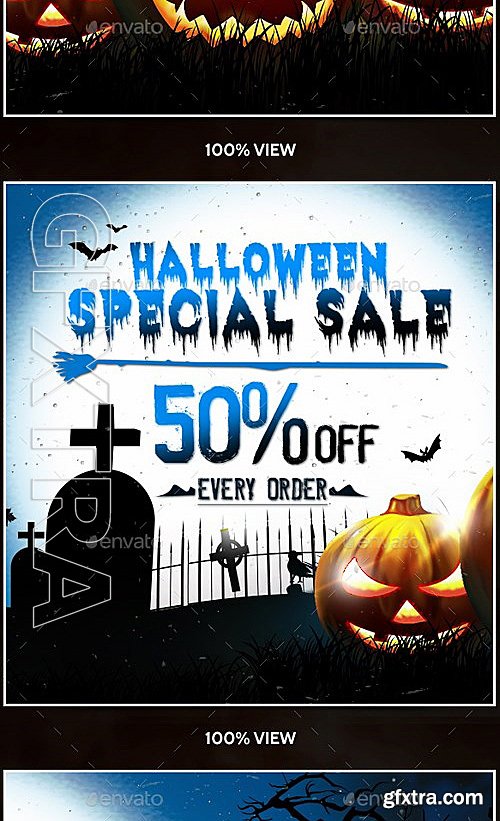 GraphicRiver - Halloween Facebook Covers - 2 Designs 13341284