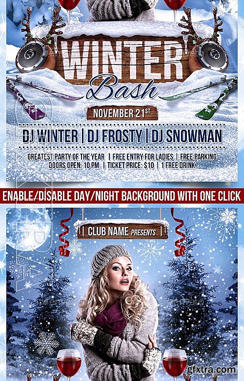 GraphicRiver - Winter Bash Flyer 13343484