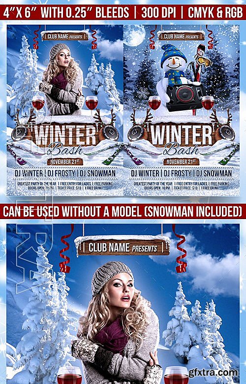 GraphicRiver - Winter Bash Flyer 13343484