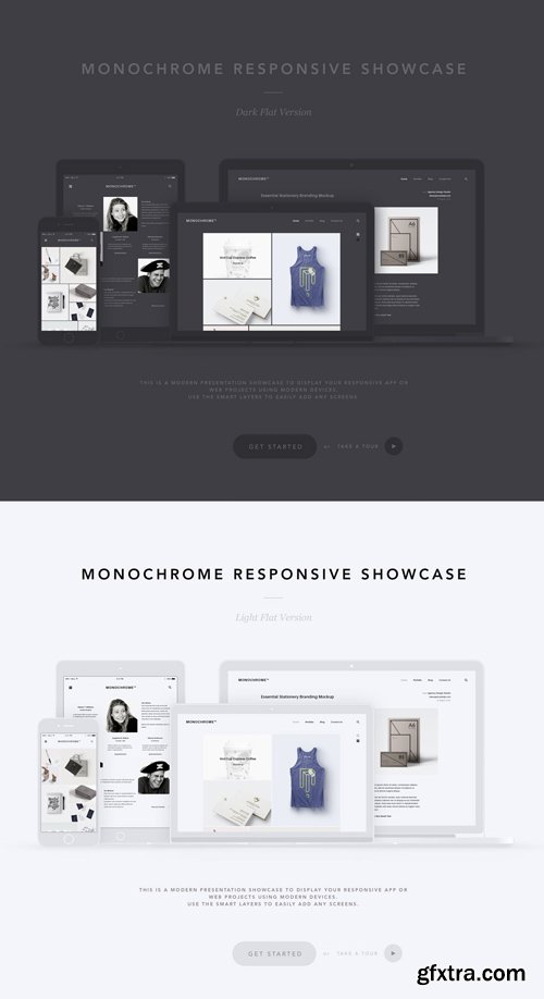 Monochrome Responsive Showcase Vol 2