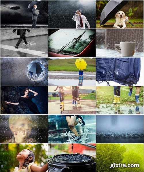 Collection of deluge downpour rain autumn walk through a puddle autumn weather 25 HQ Jpeg