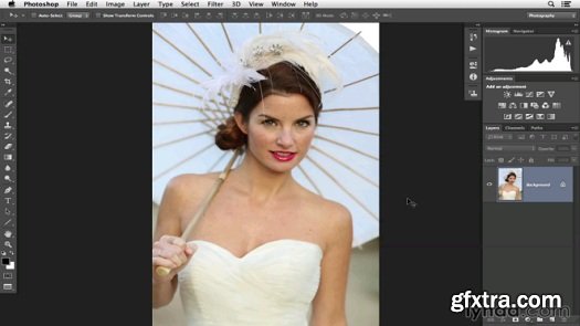 Retouching Bridal Portraits with Photoshop