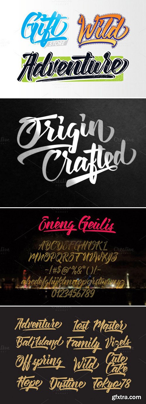 CM - Vizels Script Font 411760