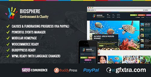 ThemeForest - Biosphere v1.1.1 - Environmental & Charity WP Theme - 5409397