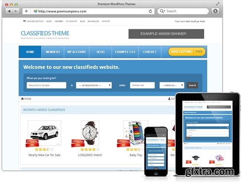 PremiumPress - Responsive Classifieds Theme v8.3