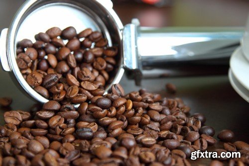 Coffee Cup, Coffee Beans 15xJPG