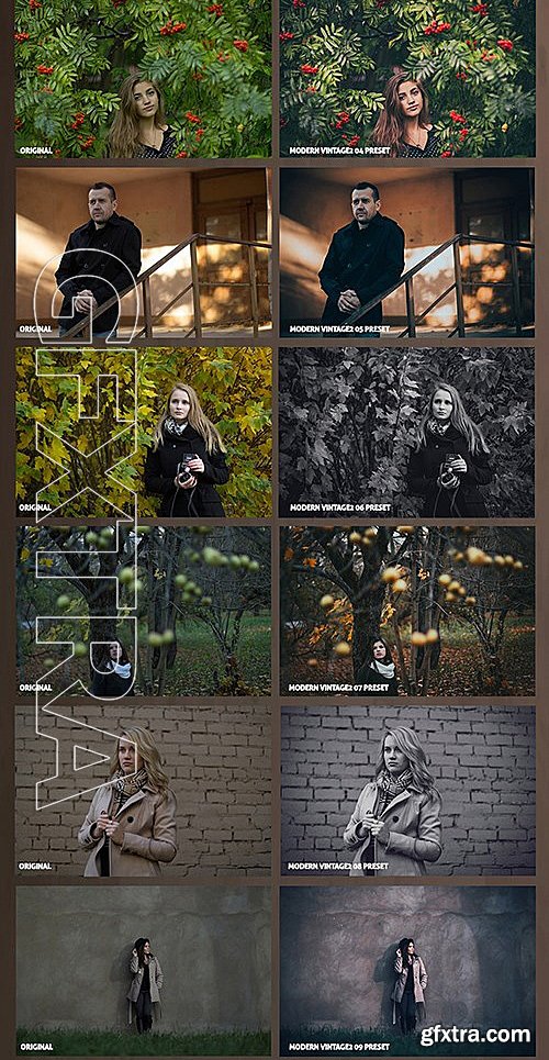 GraphicRiver - 17 Modern Vintage 2 Lightroom Presets 13351969