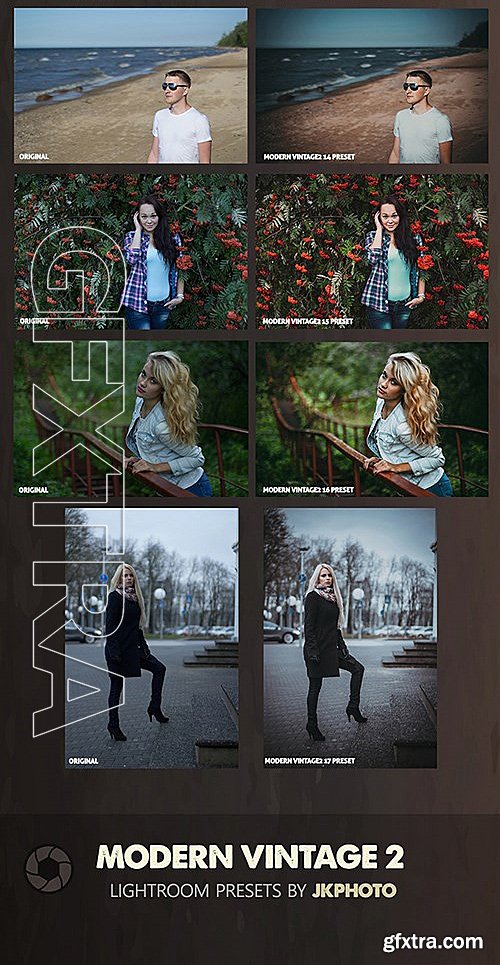 GraphicRiver - 17 Modern Vintage 2 Lightroom Presets 13351969