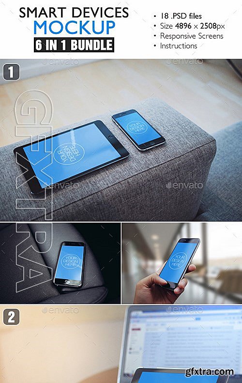 GraphicRiver - Smart Devices Mockup Bundle 13242440