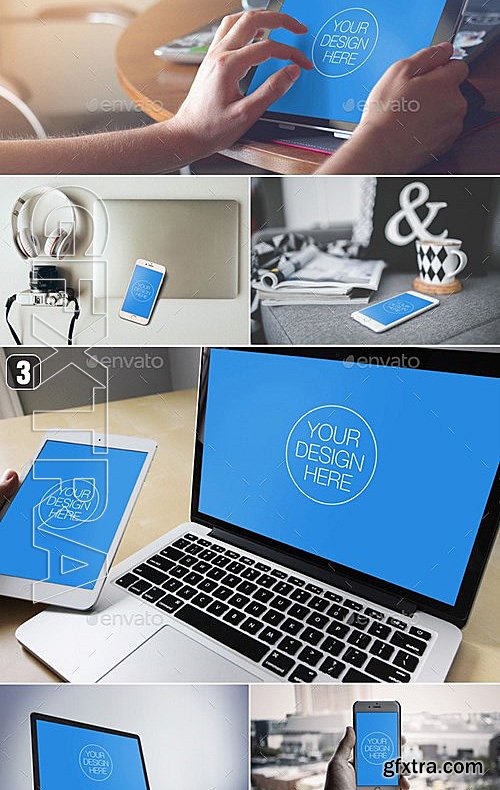 GraphicRiver - Smart Devices Mockup Bundle 13242440