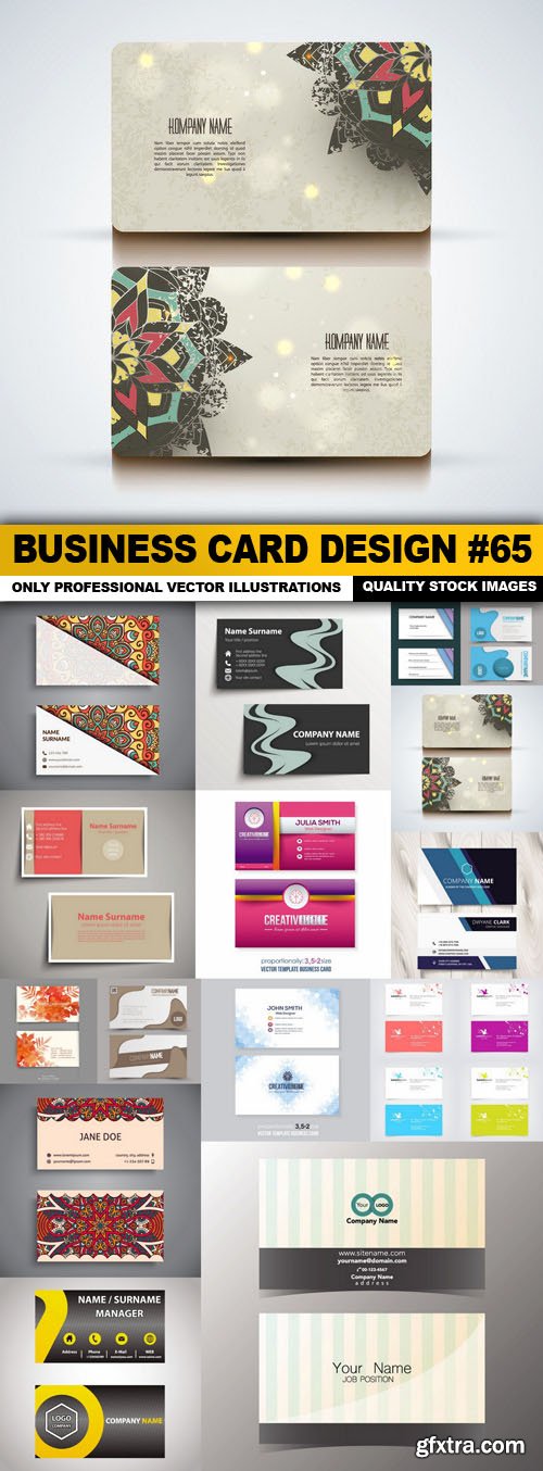 Business Card Design #65 - 15 Vector