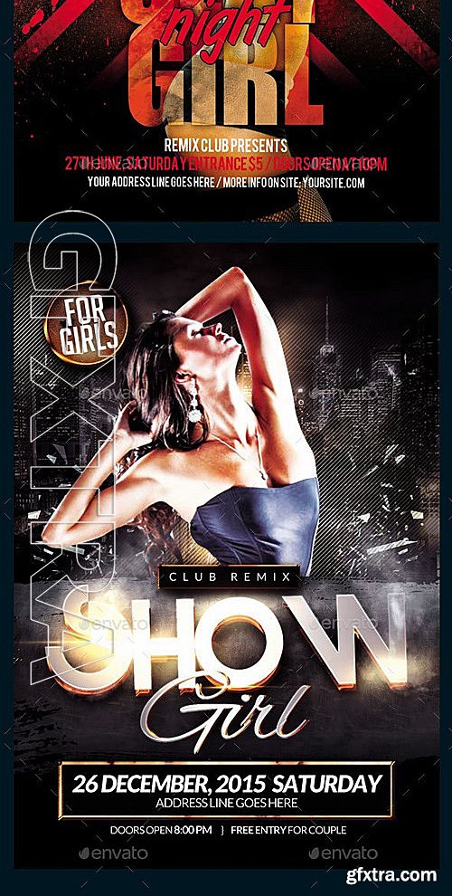 GraphicRiver - Bundle of 4 Sexy Party Flyers 1311642