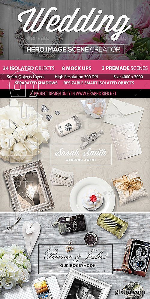 GraphicRiver - Wedding Hero Image Scene Creator 12613545