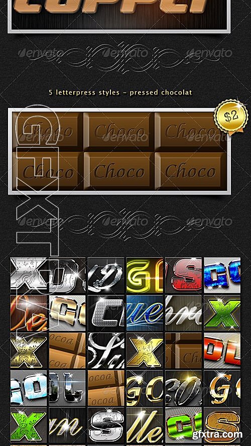 GraphicRiver - 85 Photoshop Styles Bundle 2 7150276