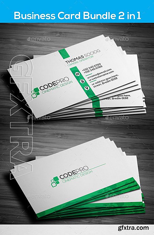 GraphicRiver - Corporate Business Card Bundle 12858791