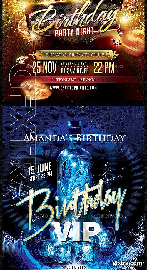 GraphicRiver - Birthday Bundle 11008039