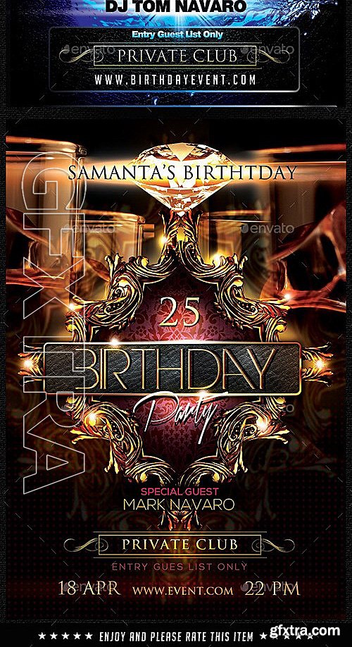 GraphicRiver - Birthday Bundle 11008039