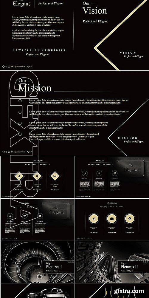 GraphicRiver - The ELEGANT - Powerpoint Presentations 13346674