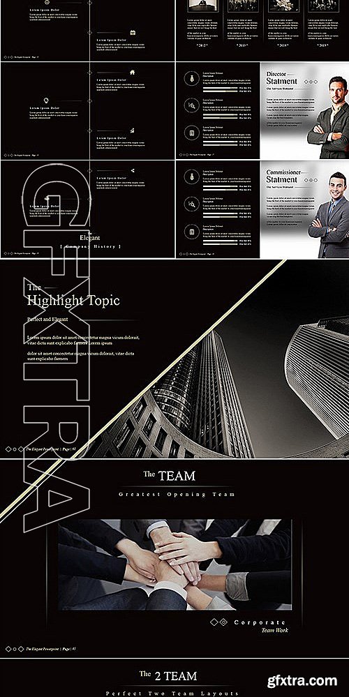 GraphicRiver - The ELEGANT - Powerpoint Presentations 13346674