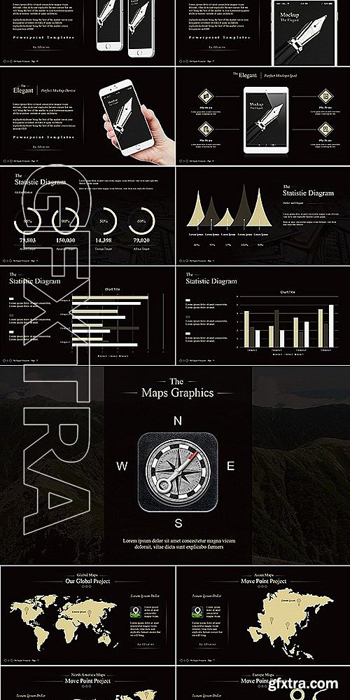 GraphicRiver - The ELEGANT - Powerpoint Presentations 13346674