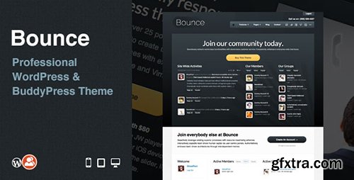 ThemeForest - Bounce v2.5 - Multi-Purpose Business WordPress/BuddyPress Theme - 2324726