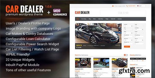 ThemeForest - Car Dealer v1.0.6 - Auto Dealer Responsive WP Theme - 8574708