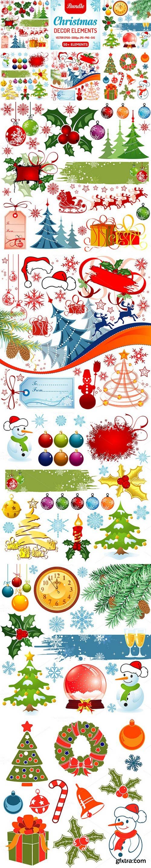 CM - Christmas Decor Elements 412594