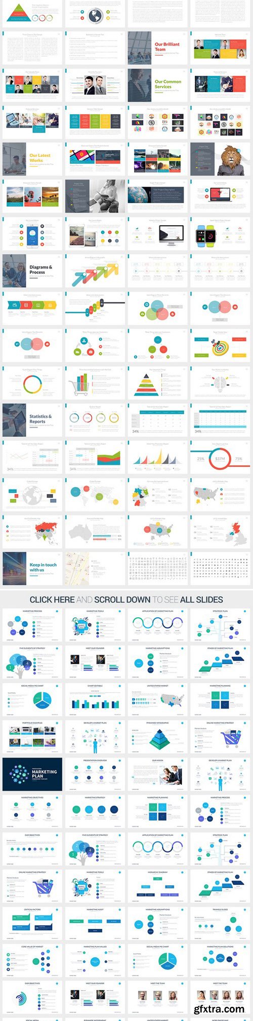 CM - Massive PowerPoint Template Bundle 412060