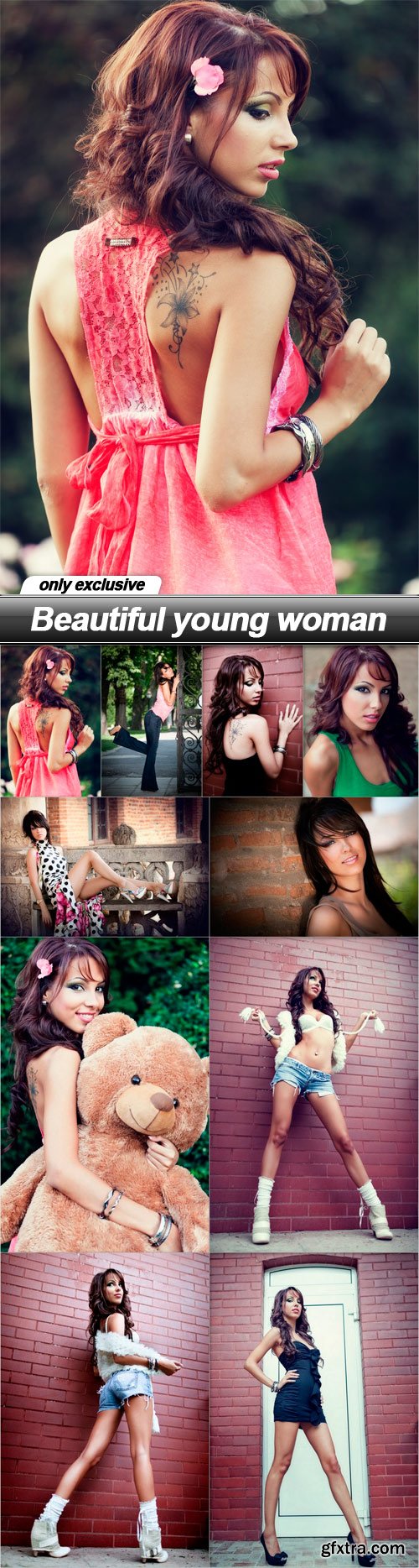 Beautiful young woman - 10 UHQ JPEG