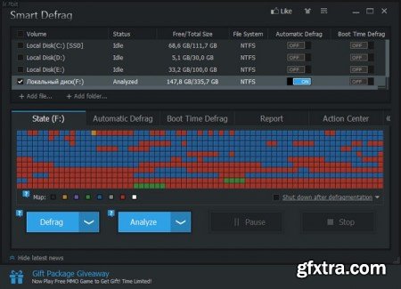 IObit SmartDefrag v4.3.0.847 Portable