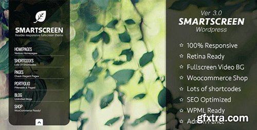 ThemeForest - SmartScreen v3.0.8 - fullscreen responsive Wordpress theme - 3784630