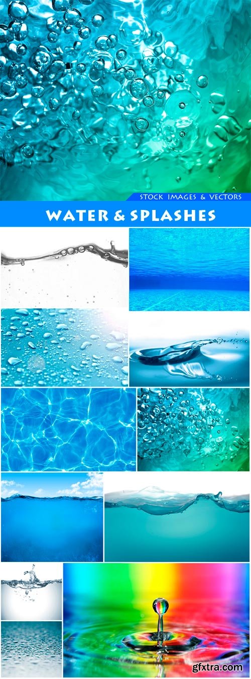 Water &amp; Splashes 13X JPEG